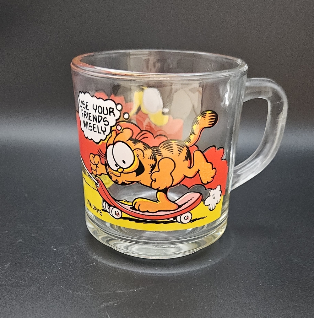 Vintage 80s Garfield and Odie Coffee Cup / Mug